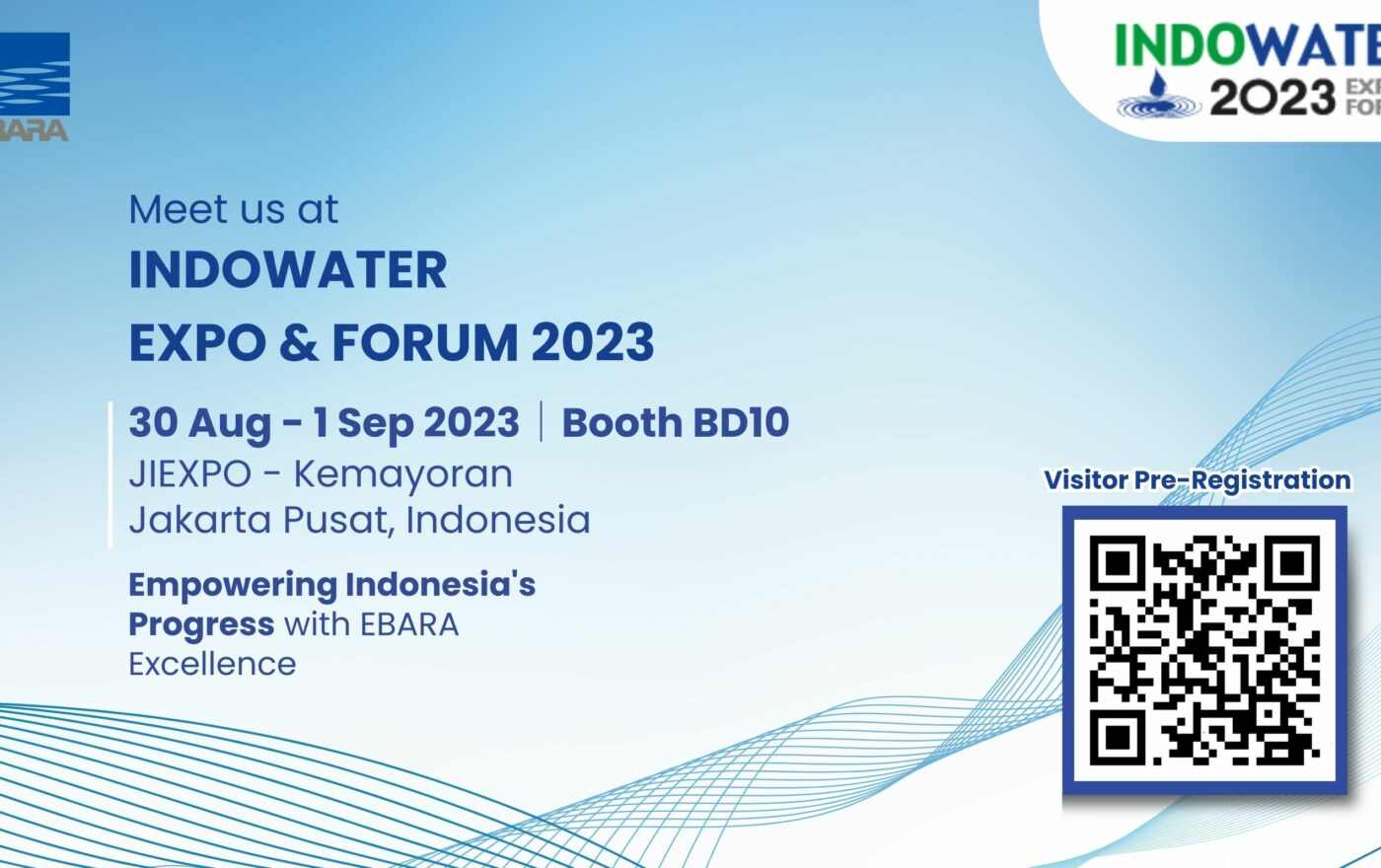 EBARA Indonesia Headed to the Indowater Expo & Forum 2023!