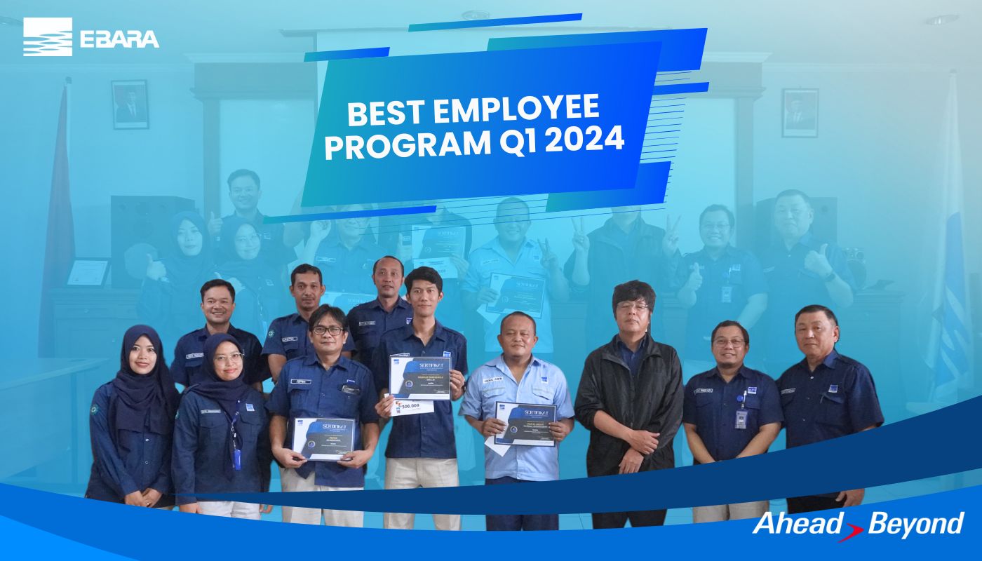 Outstanding Employee for Q1 2024 PT EBARA Indonesia